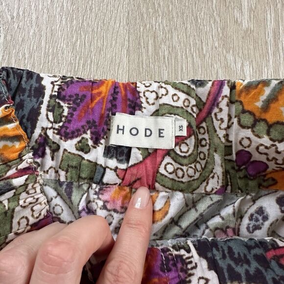 Rhode Pants Joggers Floral Colorful Cotton Boho Beach - Picture 8 of 12